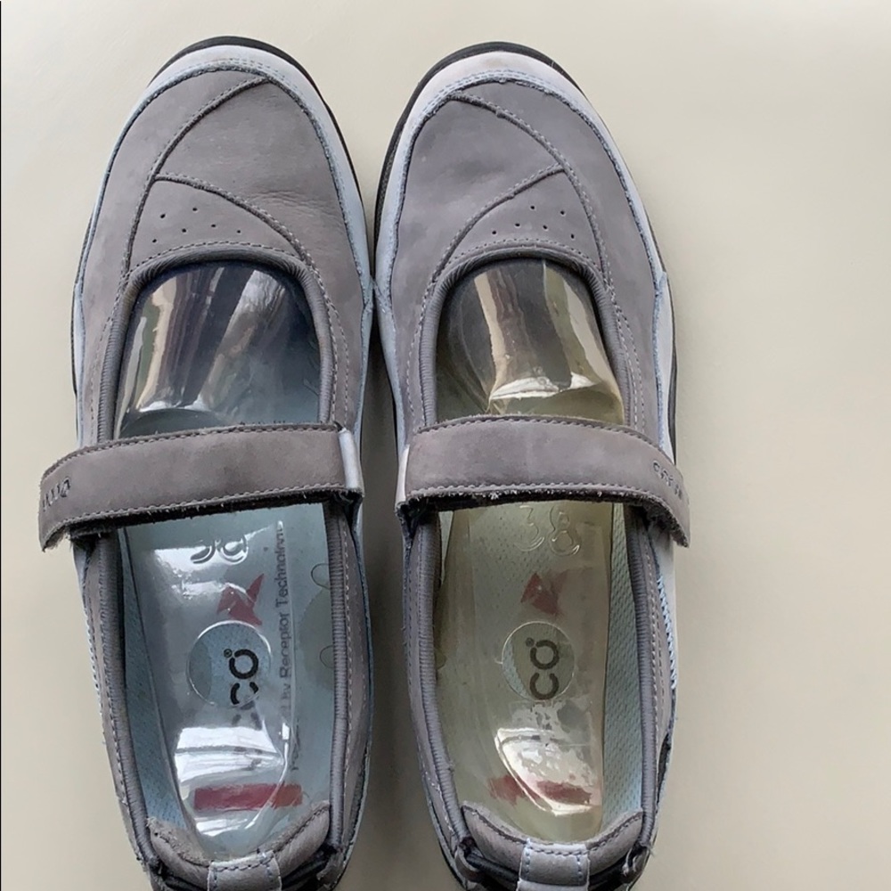Ecco - Mary Jane’s Suede Shoes